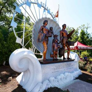 Brian Hanlon's Sculpture of Hurricane Sandy Monument