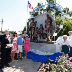 Brian Hanlon's Sculpture of Hurricane Sandy Monument