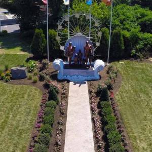 Brian Hanlon's Sculpture of Hurricane Sandy Monument