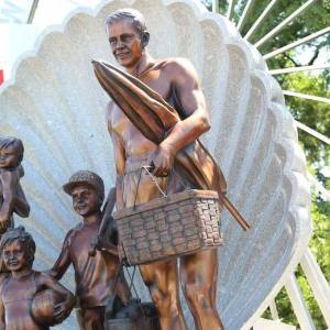 Brian Hanlon's Sculpture of Hurricane Sandy Monument
